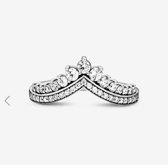 Pandora. wish ring cz in sterling silver Size 7.5 - Picture 4 of 9